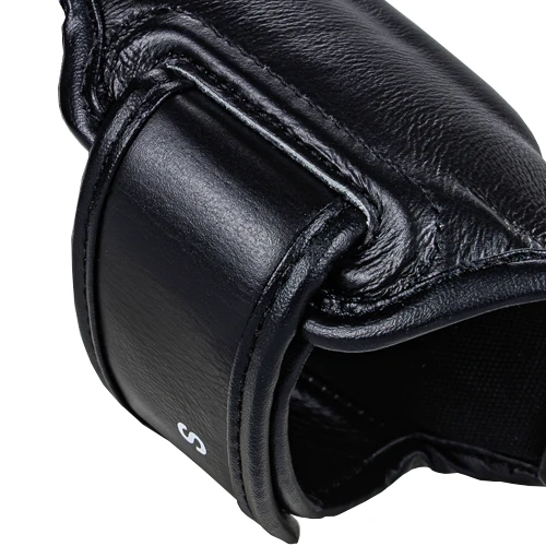 Protège-tibias de Kickboxing Noirs Windy Fermeture