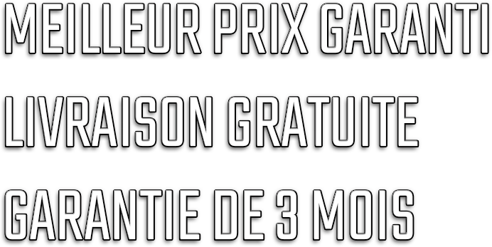Meilleur prix et livraison gratuite